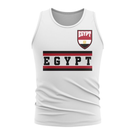 Egypt Core Football Country Sleeveless Tee (White)