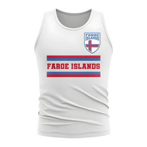 Faroe Islands Core Football Country Sleeveless Tee (White)