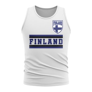 Finland Core Football Country Sleeveless Tee (White)