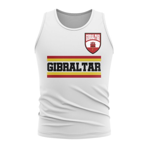 Gibraltar Core Football Country Sleeveless Tee (White)