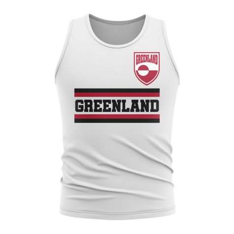 Greenland Core Football Country Sleeveless Tee (White)