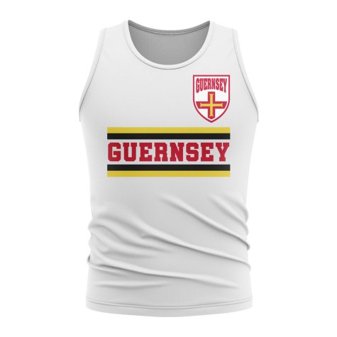 Guernsey Core Football Country Sleeveless Tee (White)