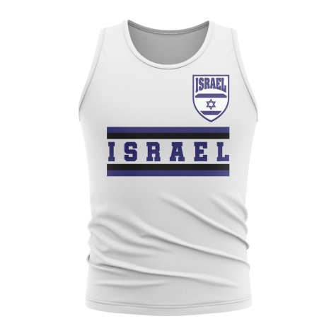 Israel Core Football Country Sleeveless Tee (White)