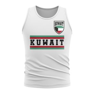 Kuwait Core Football Country Sleeveless Tee (White)
