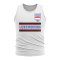 Luxembourg Core Football Country Sleeveless Tee (White)