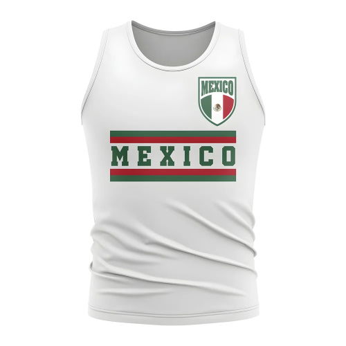 Mexico Core Football Country Sleeveless Tee (White)