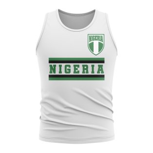 Nigeria Core Football Country Sleeveless Tee (White)