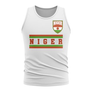 Niger Core Football Country Sleeveless Tee (White)