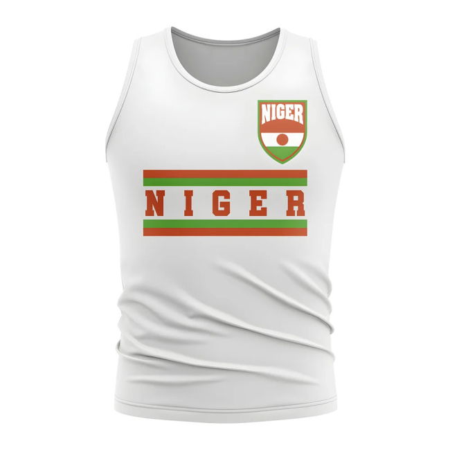 Niger Core Football Country Sleeveless Tee (White)