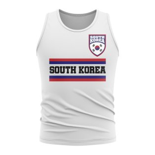 South Korea Core Football Country Sleeveless Tee (White)