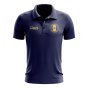 Barbados Football Polo Shirt (Navy)