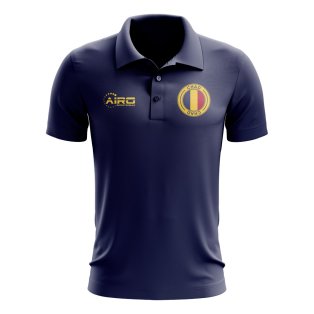 Chad Football Polo Shirt (Navy)