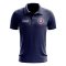 Laos Football Polo Shirt (Navy)