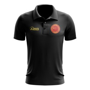 China Football Polo Shirt (Black)