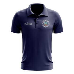Montserrat Football Polo Shirt (Navy)