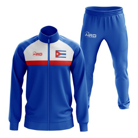 Cuba Concept Football Tracksuit (Blue)