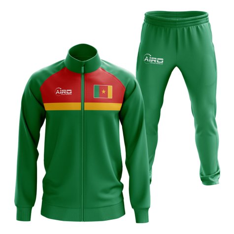 Cameroon Concept Football Tracksuit (Green)