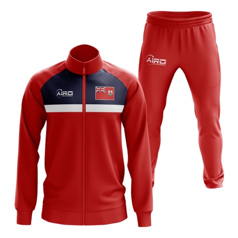 Bermuda Concept Football Tracksuit (Red)