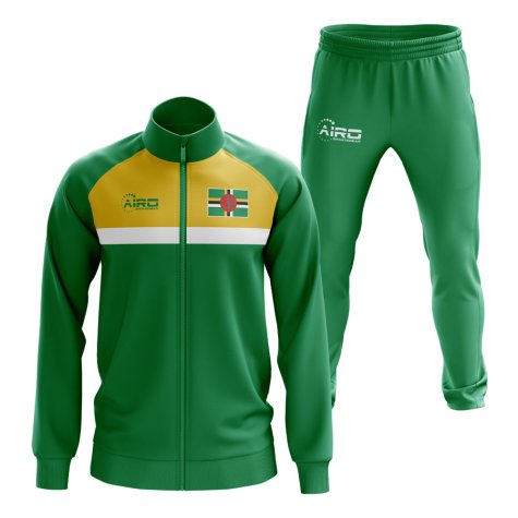 Dominica Concept Football Tracksuit (Green)