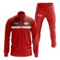 Denmark Concept Football Tracksuit (Red)