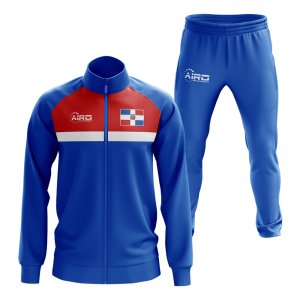 Dominican Republic Concept Football Tracksuit (Royal)