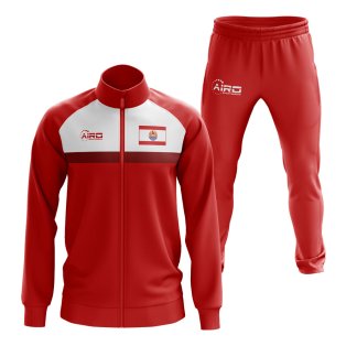 French Polynesia Concept Football Tracksuit (Red)