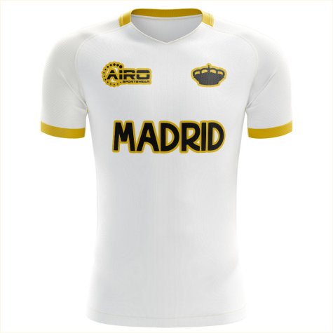 2023-2024 Madrid Concept Training Shirt (White) - Adult Long Sleeve