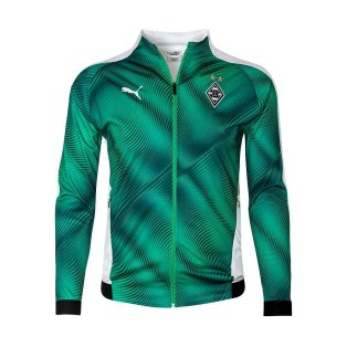 2019-2020 Borussia MGB Puma Stadium Jacket (Green)