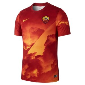 2019-2020 AS Roma Nike Pre-Match Training Jersey (Gold) - Kids