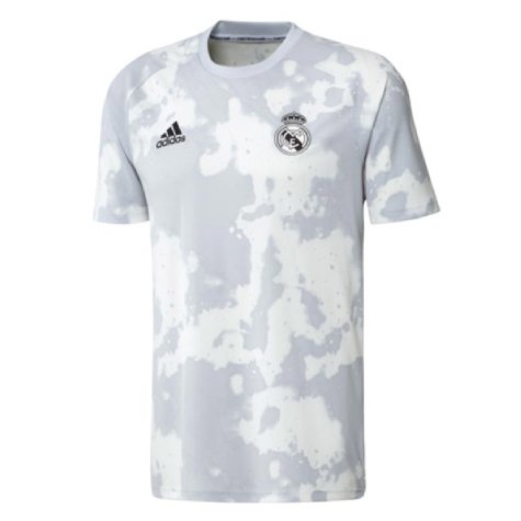 2019-2020 Real Madrid Adidas Pre-Match Training Shirt (White)