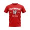 Cliftonville Established Football T-Shirt (Red)