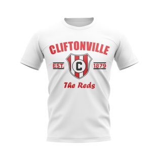 Cliftonville Established Football T-Shirt (White)