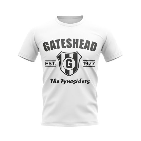 Gateshead Established Football T-Shirt (White)