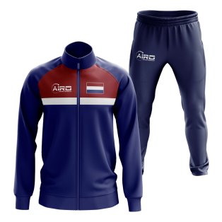 Netherlands Concept Football Tracksuit (Navy)