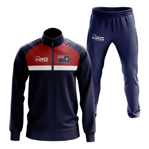 Turks and Caicos Concept Football Tracksuit (Navy)