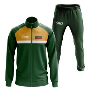 Lithuania Concept Football Tracksuit (Green)