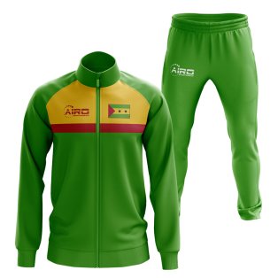 Sao Tome Concept Football Tracksuit (Green)