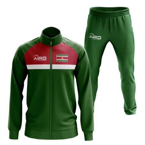 Suriname Concept Football Tracksuit (Green)