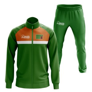 Zambia Concept Football Tracksuit (Green)