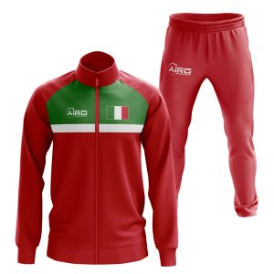Italy Concept Football Tracksuit (Red)