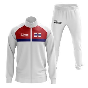 Netherlands Antilles Concept Football Tracksuit (White)