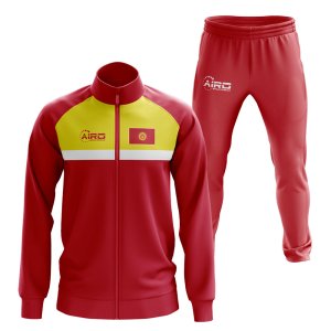 Kyrgyzstan Concept Football Tracksuit (Red)