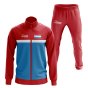 Luxembourg Concept Football Tracksuit (Red)