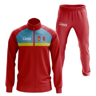 Mongolia Concept Football Tracksuit (Red)