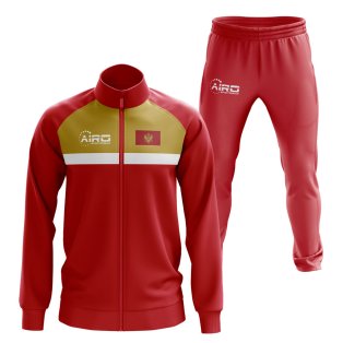 Montenegro Concept Football Tracksuit (Red)