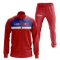 North Korea Concept Football Tracksuit (Red)