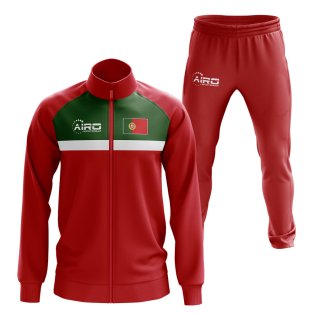 Portugal Concept Football Tracksuit (Red)