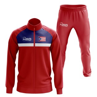 Puerta Rico Concept Football Tracksuit (Red)