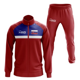 Slovakia Concept Football Tracksuit (Red)