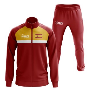 Spain Concept Football Tracksuit (Red)